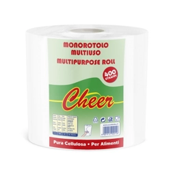 vendita online Monorotolo 2 veli celulosa 400 strappi Panni - Strofinacci - Moppini  Essebidue